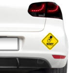 4 Decor Sticker Baby on board - Suzeta