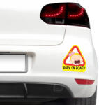 4 Decor Sticker Baby on board - Fetita plangacioasa