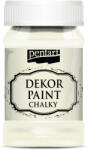 Pentart Dekor krétafesték 100 ml - Krémfehér 21627 - akrilfestéshez és kontúrozáshoz (21627)
