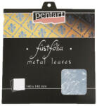 Pentart füstfólia lap, ezüst, 14x14 cm, 5 lap/csom 40111 (40111)