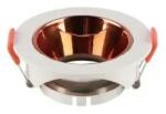 V-TAC Led GU10 Spot Keret kerek beépíthető - fehér + rose gold - 6649 (6649)