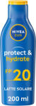 Nivea Lotiune cu protectie solara Nivea Sun SPF 20 Protect Hydrate, 200 ml (4005900129925)
