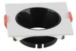 V-TAC Led GU10 Spot Keret négyzet beépíthető - fehér + fekete - 6651