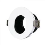 V-TAC Led GU10 Spot Keret Fehér+Fekete kör alakú - 3161