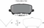 TEXTAR set placute frana, frana disc TEXTAR 2593201 (2593201)