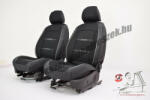 Hyundai Sonata Morpheus Bőr/Szövet Méretezett Üléshuzat -Fekete- 2 Első Ülésre