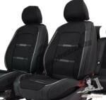 Honda Cr-V 2011-Ig Morpheus Bőr/Szövet Méretezett Üléshuzat -Fekete- Komplett Garnitúra