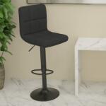 vidaXL Scaun de bar, negru, material textil (334278)