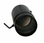 Totya Füstcső acél 200/250 huzatszabályzós