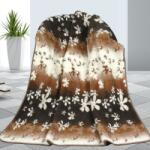 Bellatex Pătură din lână Merino european Flori, 155 x 200 cm Patura
