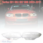  BMW 1 E87/E81/E82/E88 04-11 Első lámpa búra szett, lámpabúra fényszóró búra Minőségi termék BMW lámpa alkatrészek, 1 széria fényszóró búra