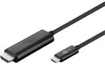 Goobay USB-C (apa) - HDMI (apa) kábel, 1, 8 m (4k 60Hz) (77528)