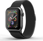 SuperDry óraszíj Apple Watch 38/40/41 mm Series 4/5/6/7/8/SE/SE 2 Chainmail fekete