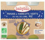 BABYBIO Piure Bio din pastarnac, fasole verde si orez, +8 luni, 2x 200g, BabyBio