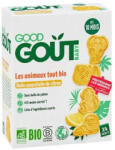  Biscuiti Bio animalute cu lamaie, +10luni, 80 gr, Good Gout