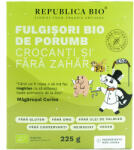 Republica Bio Fulgisori Bio de porumb crocanti fara zahar FARA GLUTEN, 225 g, Republica BIO