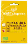 Wedderspoon Bomboane ecologice cu miere de manuka, lamaie si propolis, 120 g, Wedderspoon