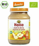 HOLLE BABY Piure Eco din mere si pere, +4 luni, 190 g, Holle Baby Food