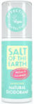 Crystal Spring Deodorant spray cu pepene și castravete Salt Of The Earth Pure Aura, 100 ml, Crystal Spring