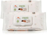 MOMMY CARE Pachet Servetele ecologice biodegradabile pentru bebelusi, 72 bucati + 72 bucati, Mommy Care