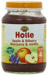 HOLLE BABY Piure Eco din mere si afine, +4 luni, 190 g, Holle Baby Food