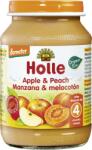 HOLLE BABY Piure Eco din piersici si mere, +4 luni, 190 g, Holle Baby Food