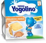 NESTLE Desert Gris cu lapte si biscuiti Yogolino, +6 luni, 4x 100g, Nestle