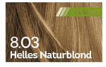 BioKap Vopsea permanenta pentru par 8.03 Natural Light Blond Nutricolor Delicato Rapid, 135 ml, Biokap