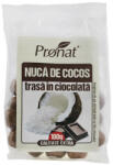 PRONAT Bilute de cocos invelite in ciocolata de lapte, 100 gr, Pronat