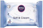 Nivea Servetele umede pentru bebelusi Soft & Cream, 63 bucati, Nivea