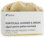 SABIO Săpun piele normală cu portocală, lavanda și argan, 130 g, Sabio