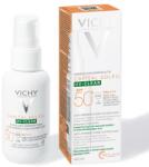 Vichy Capital Soleil Fluid de protectie solara UV Clear, pentru ten gras cu tendinta acneica SPF 50 + , 40 ml
