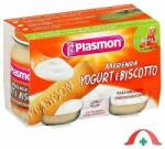 Plasmon Dietetici Alimentari Piure din iaurt cu biscuiti, +6 luni, 2x120 g, Plasmon