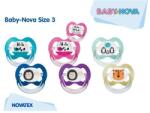 Baby-Nova Suzete multicolore cu Inel + Steribox, Talia 3, 2 buc, Baby Nova