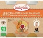 BABYBIO Piure Bio de legume si paste in stil Bolognaise, +6 luni, 2X200gr, Babybio