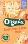 Organix Brands Cereale Eco musli cu banane, piersici si mar, +10 luni, 200 g, Organix