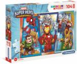 Clementoni Puzzle Clementoni, Maxi, Marvel Superhero, 104 piese (S00023746_001w) Puzzle
