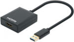 MANHATTAN USB 3.2 към HDMI, конвертор, 1080p 60Hz 153690 (MANHATTAN 153690)