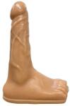STD Dildo cu Vene Foot Fetish, PVC, Natural, 26 cm Dildo