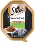 Sheba Sauce Collection 85 g nedves teljes értékű eledel felnőtt macskáknak darabokban nyúllal és zöldségekkel mártásban