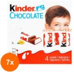 Kinder Set 7 x Ciocolata cu Lapte si Cacao Kinder, 50 g (FXE-7xEXF-TD-84289)