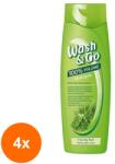 Wash&Go Set 4 x Sampon Wash & Go cu Extract de Aloe Vera, pentru Par Uscat, 180 ml