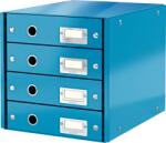 Leitz Suport cu 4 sertare, din carton laminat, LEITZ Click & Store - albastru (L-60490036)