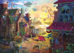 Schmidt Spiele - Puzzle Rose Cat Khan: Dragon mail - 1 000 piese Puzzle