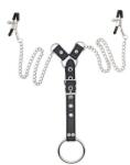 Toyz4Lovers Щипки за зърна с пенис пръстен Penitence Man