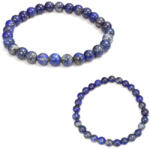  Bratara din Lapis Lazuli Degrade Natural - Diametru 52-54 mm - Rotunda 7-8 x 7-8 mm - 1 Buc
