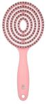 ILU Perie pentru Descalcit si Uscat Parul - Lollipop Candy Pink Detangling Brush - Ilu