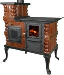 eSemineu Terracotta Premium small boot Brown/Natural with glass door 8kW left