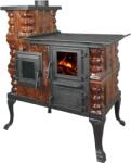 eSemineu Premium Terracotta small boot Brown/Gold with glass door 8kW left