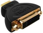 AudioQuest HDM/DVIM2F HDMI Type A dugó - DVI aljzat aranyozott csatlakozós adapter (HDM/DVIM2F) (HDM/DVIM2F)